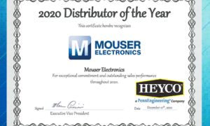 440 Heyco Distributor Year Award
