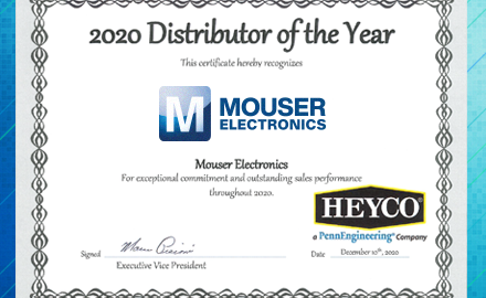 440 Heyco Distributor Year Award