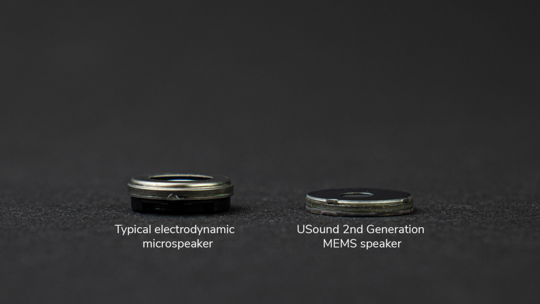 USound MEMS speaker VS electrodynamic microspeaker e1614860702274