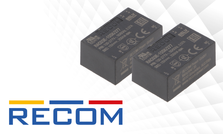 Low-power AC/DC converters from RECOM