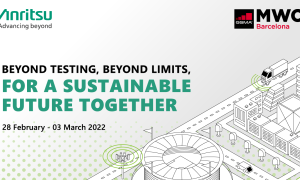 Anritsu at MWC 2022 Press Banner e1643947516138