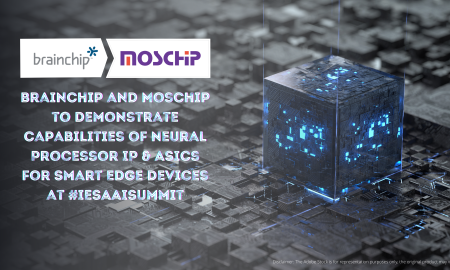 BrainChip and MosChip to Demonstrate Capabilities of Neural Processor IP & ASICs for Smart Edge Devices at IESA AI Summit