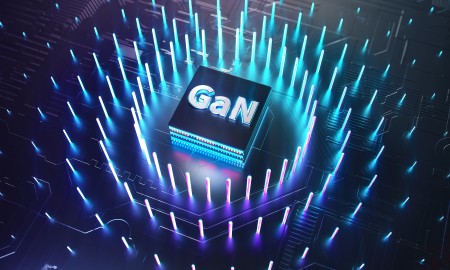 Gan,Gallium,Nitride,Power,Semiconductor,Chip,3d,Rendering