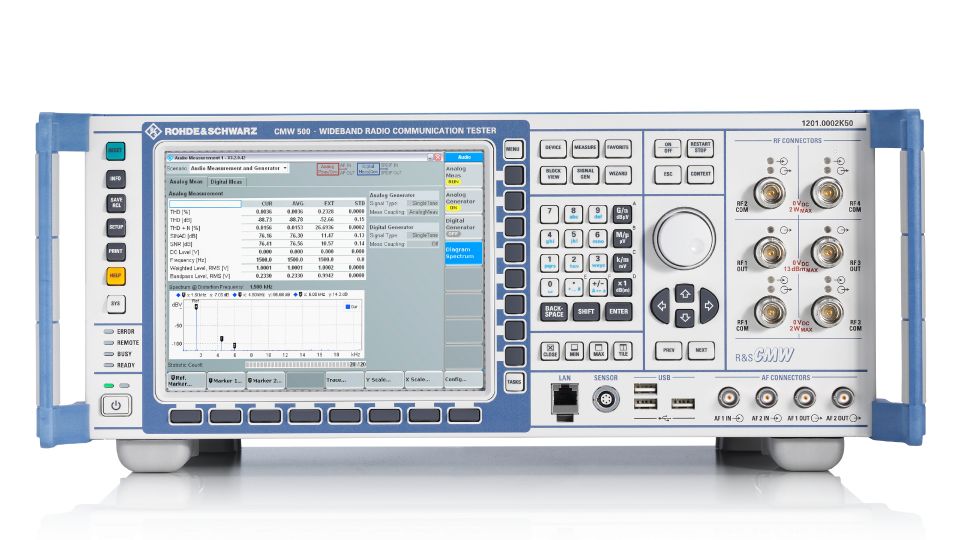 cmw500 wideband radio communication tester front view rohde schwarz 200 6143 960 540 3