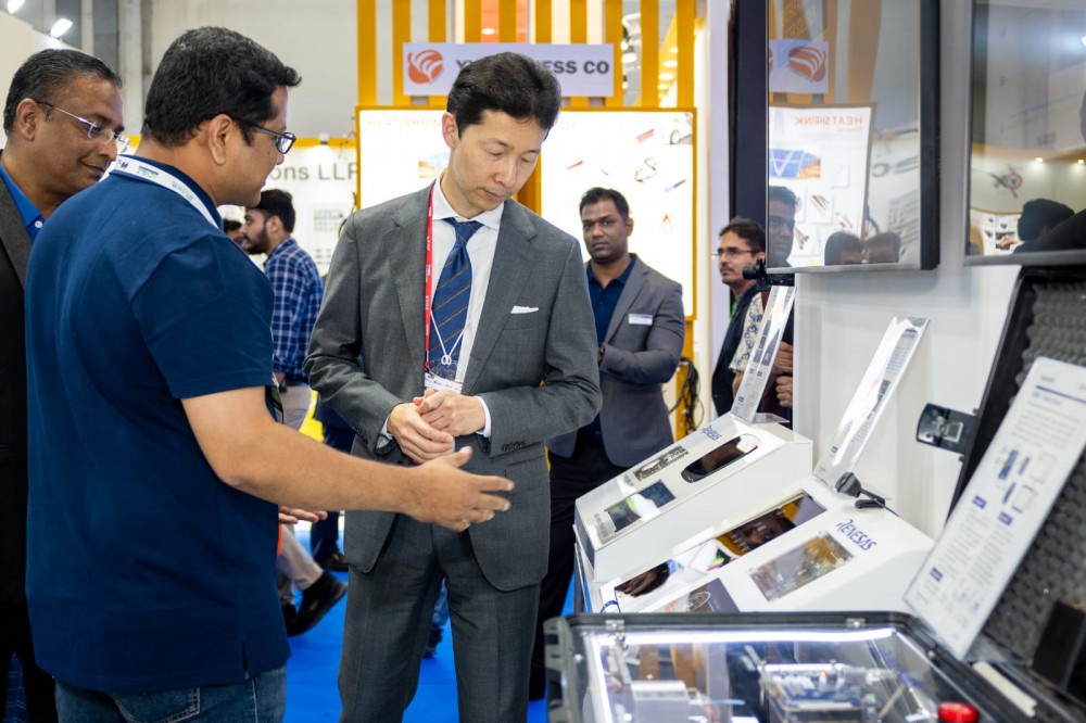 Renesas product displays at Electronica India 2024 e1726413387132