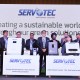 Management of Servotech Power Systems at the Launch of its new range of Solar Products e1730204686667