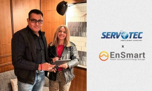 Servotech signs agreement with Ensmart Power In Pic Raman Bhatia Founder and Managing Director Servotech Power Systems Ltd. with Deniz Taner Managing Director Ensmart Power e1729094104737