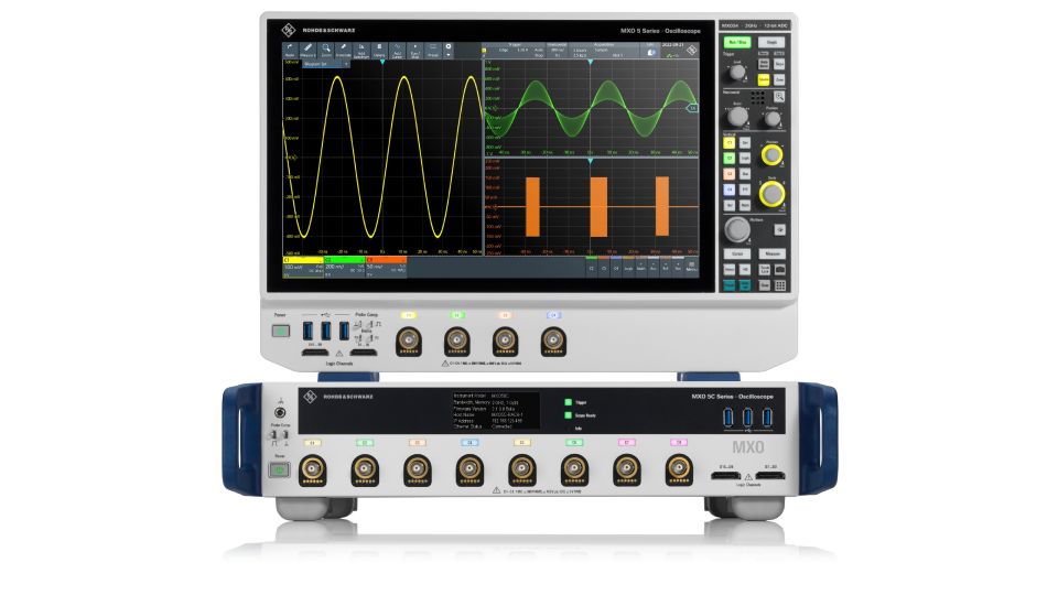 mxo 5c oscilloscope front view rohde schwarz 200 101185 960 540 7