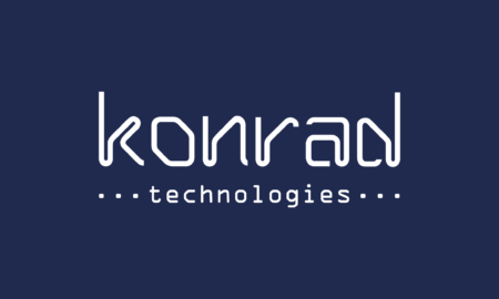 651a6ea7bd837778cf7a20b5 Konrad Technologies Logo White with Blue Background