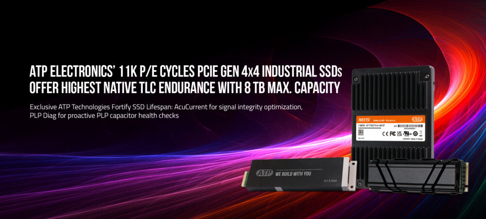 ATP 11K PE Cycles PCIe Gen 4x4 Industrial SSDs EN