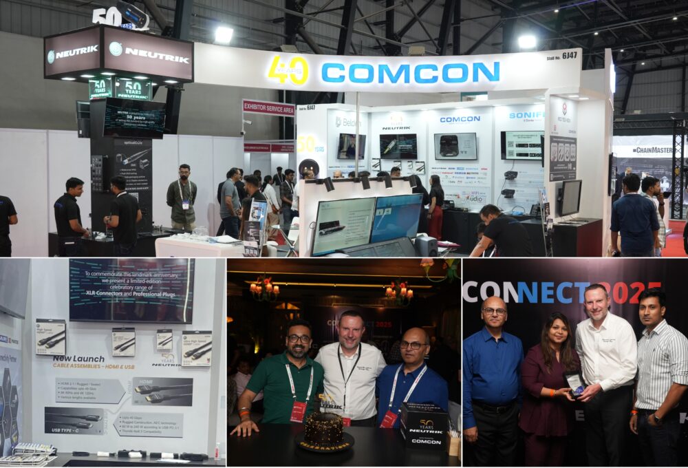 Comcon at Palm Expo, celebrated 50 years of Neutrik at ComConnect