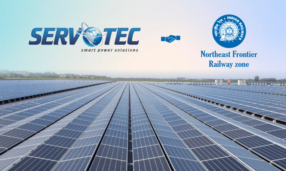 Servotech got solar order from Northeast Frontier Railway