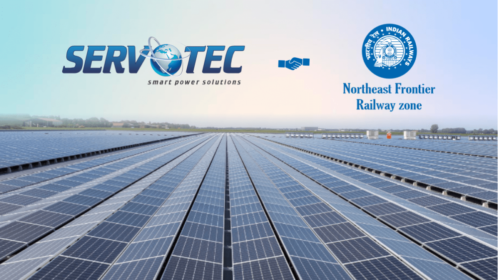 Servotech got solar order from Northeast Frontier Railway