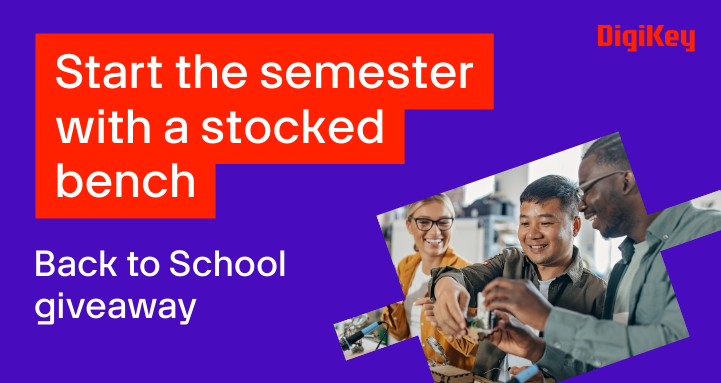 DigiKey Back to School Giveaway Image