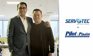 Mr. Raman Bhatia with Jerry Nie Sino Zhuhai Piwin New Energy Co., Ltd