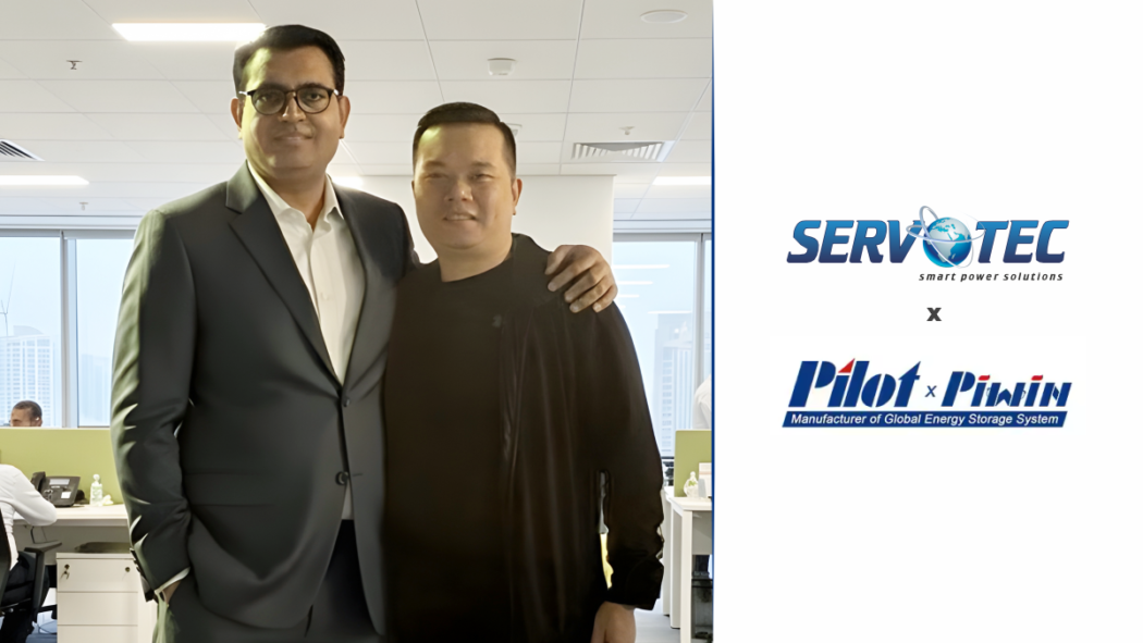 Mr. Raman Bhatia with Jerry Nie Sino Zhuhai Piwin New Energy Co., Ltd