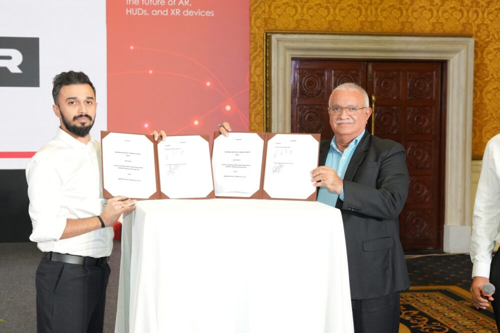 Suraj Aiar (CEO QWR) & Ramesh Kunhikannan (Chairman and Managing Director of Kaynes Technology)