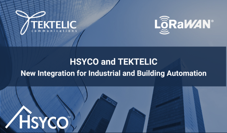 HSYCO and TEKTELIC Announce New Integration for Industrial and Building ...