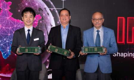 Left to Right (1) Takuya Furuta, Senior Director, Asia Pacific Marketing, Keysight Global Marketing, Sudhir Tangri – Vice President & General Manger, APAC Sales, Keysight Technologies and Sudhir Singh, Count