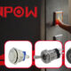 ONPOW switch range featuring industrial push button switches, illuminated control switches, and panel-mounted automation components.