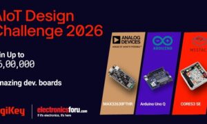 DigiKey AIoT Design Challenge 2026 promoting innovation in artificial intelligence, IoT, embedded systems, and smart connected devices