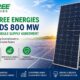 Waaree Energies solar modules deployed for an 800 MW renewable energy project