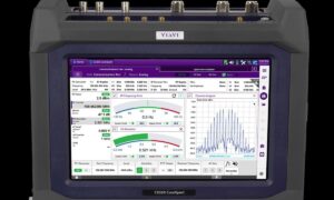 VIAVI CX300 with TETRA MS Base Station Simulator for mission-critical radio testing.