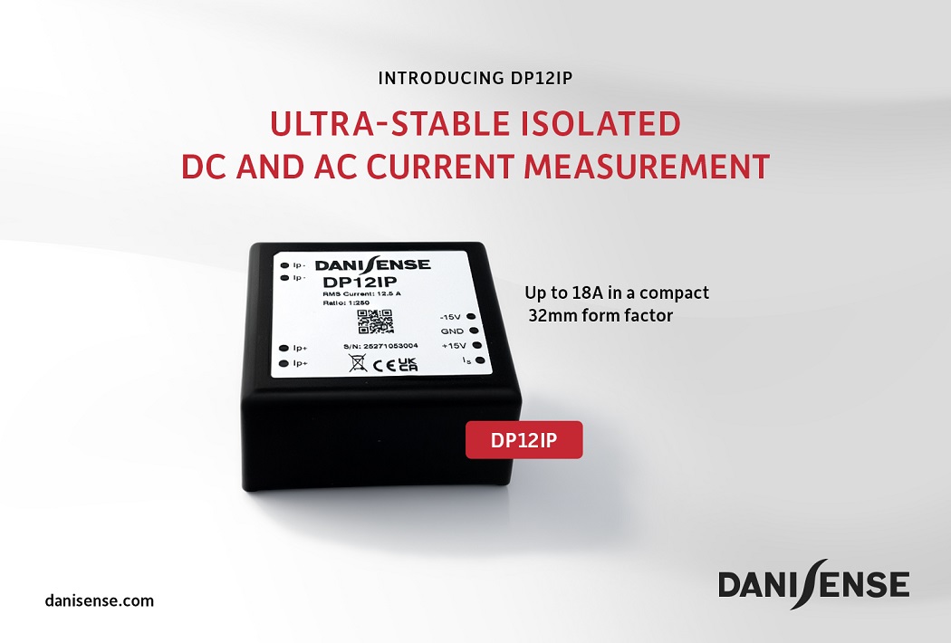 Danisense DP12IP series compact current transducer delivering ppm-class precision for high-accuracy current measurement
