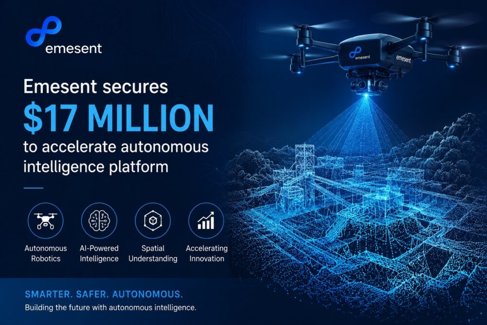 Emesent autonomous intelligence platform supported by $17 million in new funding