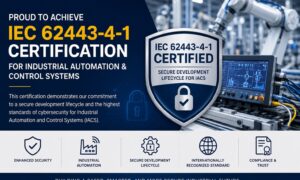 IEC 62443 4 1 Certification for Industrial Automation Security