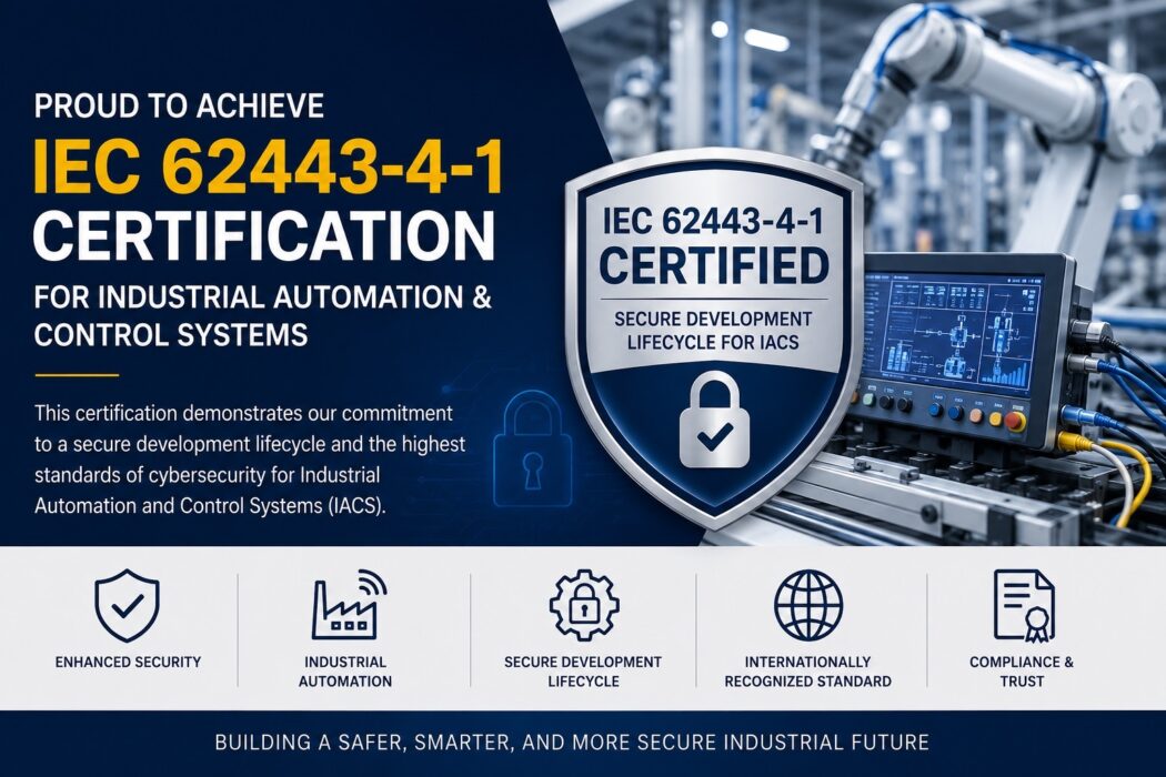 IEC 62443 4 1 Certification for Industrial Automation Security