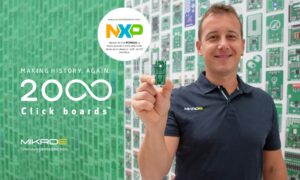 MIKROE 2000th Click Board with NXP ultra low power RTC