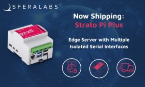 Strato Pi Plus Edge Server with Isolated Serial Interfaces