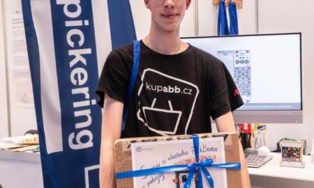 Joker Junior team wins Pickering PickBot student robotics challenge at Czech innovation fair