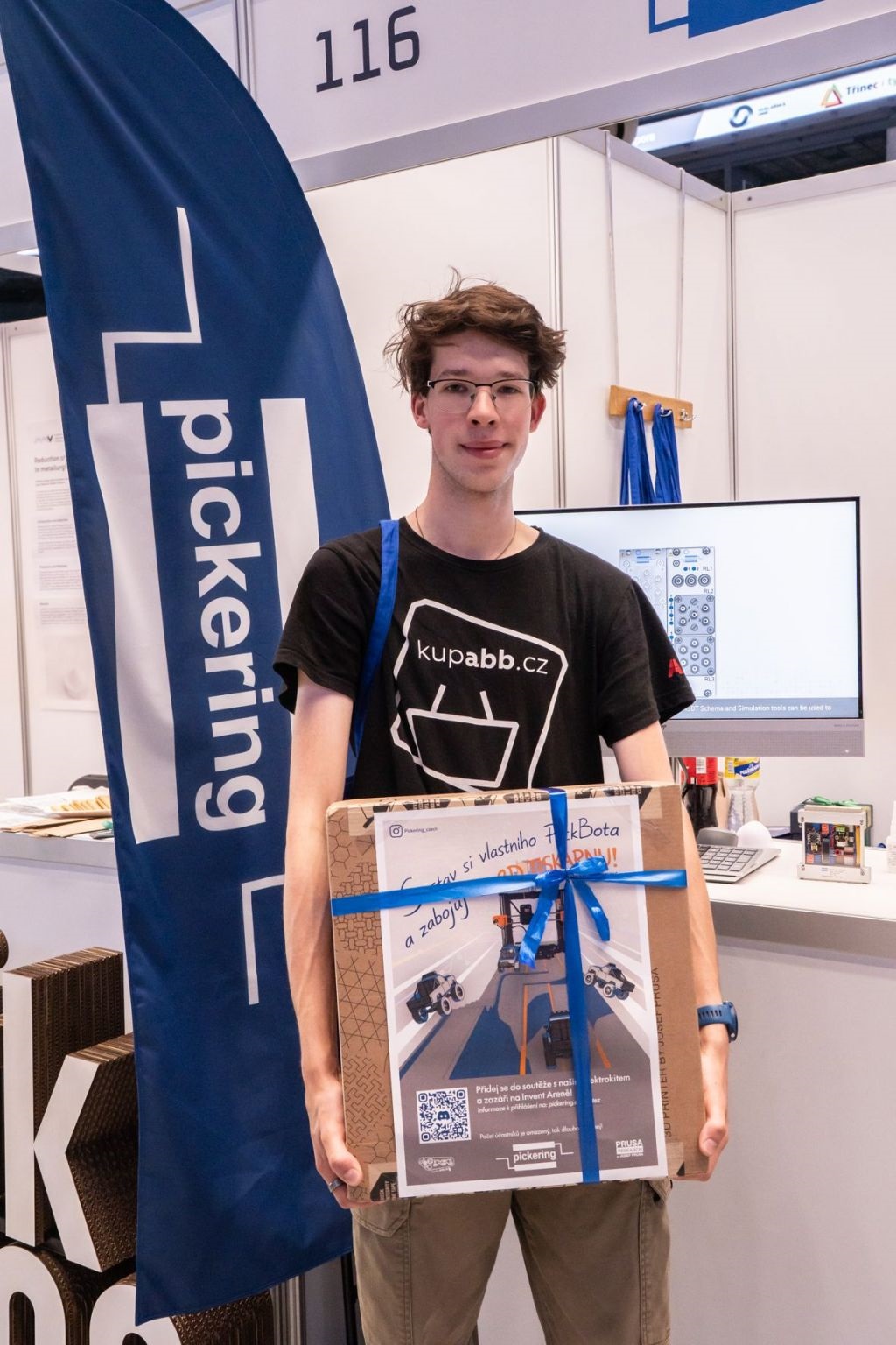Joker Junior team wins Pickering PickBot student robotics challenge at Czech innovation fair