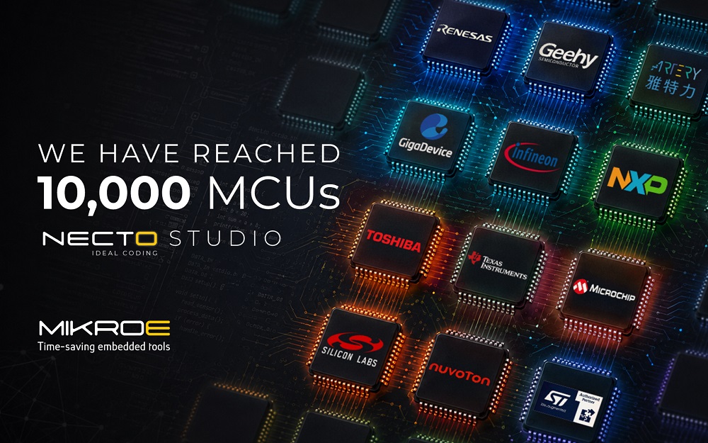 mikroe necto studio ide mcu support