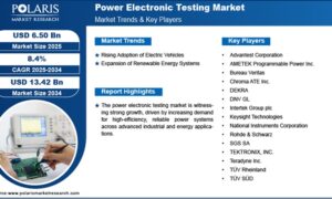 power electronic testing market forecast 2034