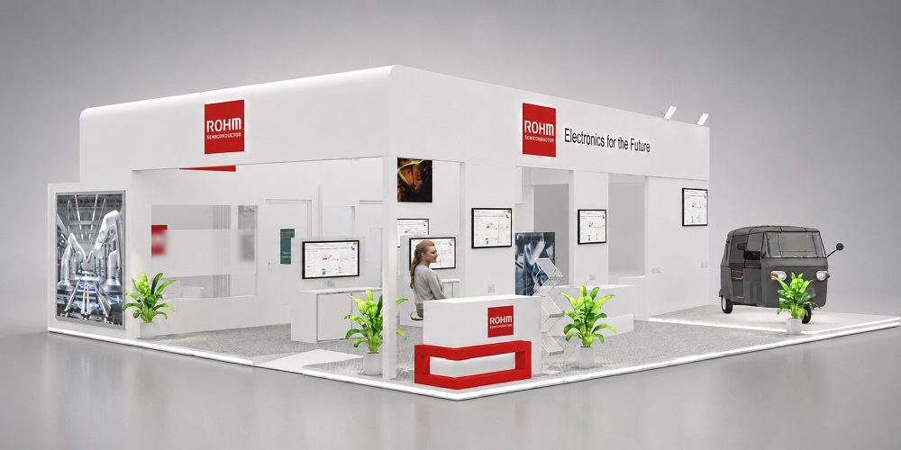 ROHM power and analog semiconductor solutions showcased at electronica India 2026