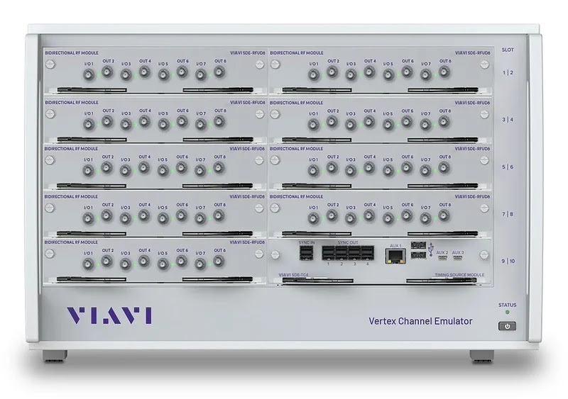 VIAVI channel emulator for 6G and Wi-Fi 7/8 wireless testing