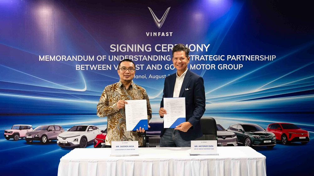 VinFast and Gowa Motor Group joint venture to expand electric vehicle dealership network in Indonesia