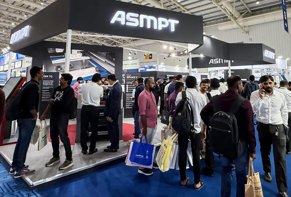 ASMPT at Productronica India 2026 showcasing electronics manufacturing solutions