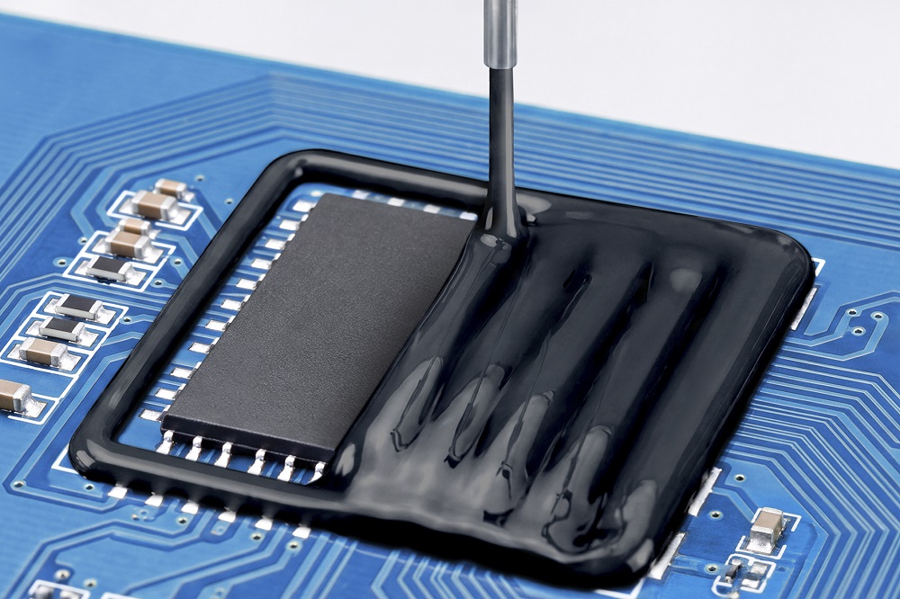 Polyurethane PCB potting for automotive battery management systems