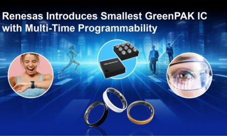 Renesas smallest configurable GreenPAK IC with multi-time programmability in WLCSP and STQFN packages