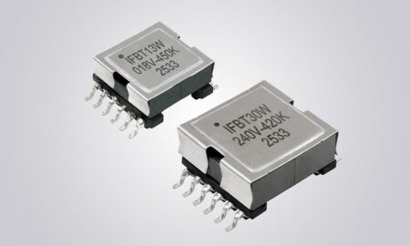 Vishay Intertechnology expands its power transformer portfolio with the IFBT series for flyback converter topologies.