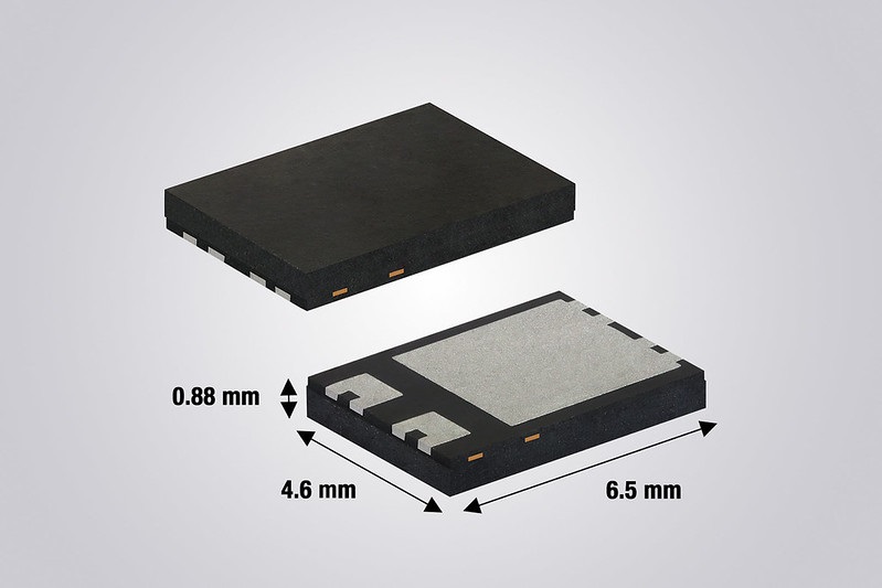 Vishay Power DFN Series standard rectifiers in DFN6546A package with up to 12 A current rating