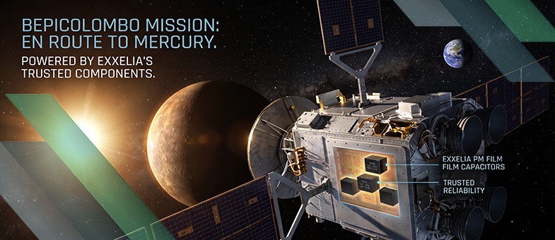 Exxelia for space BepiColombo mission