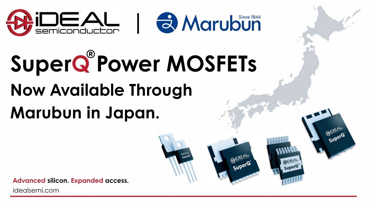 ideal semiconductor marubun superq power mosfets japan