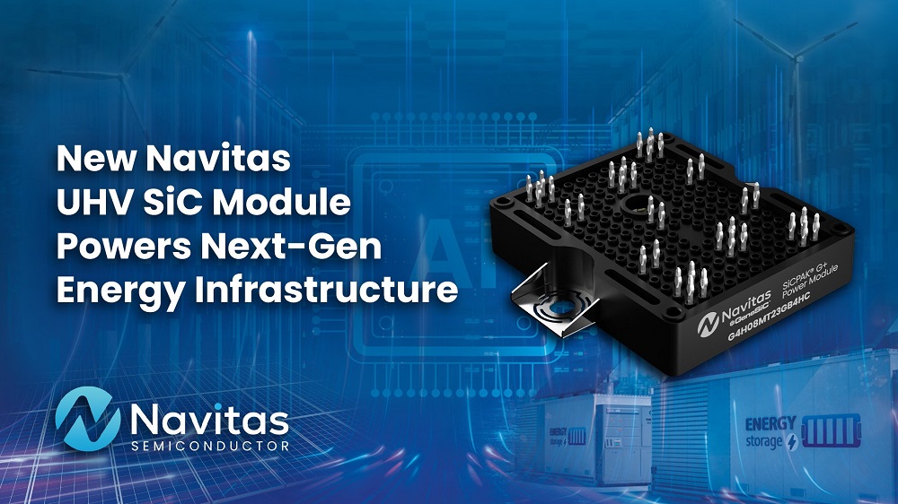 navitas ultra high voltage sic power module energy grid