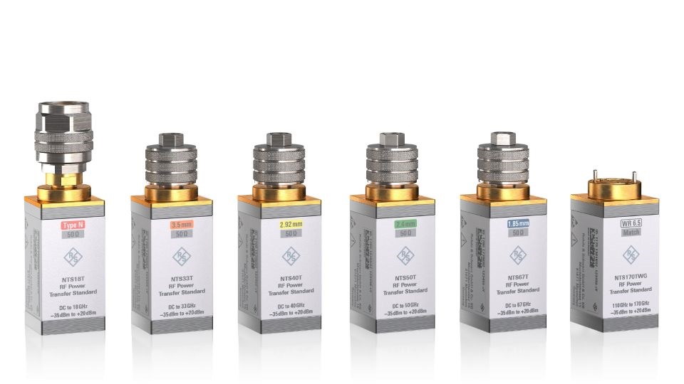 Rohde & Schwarz R&S NTS transfer standards for RF power traceability applications up to 170 GHz