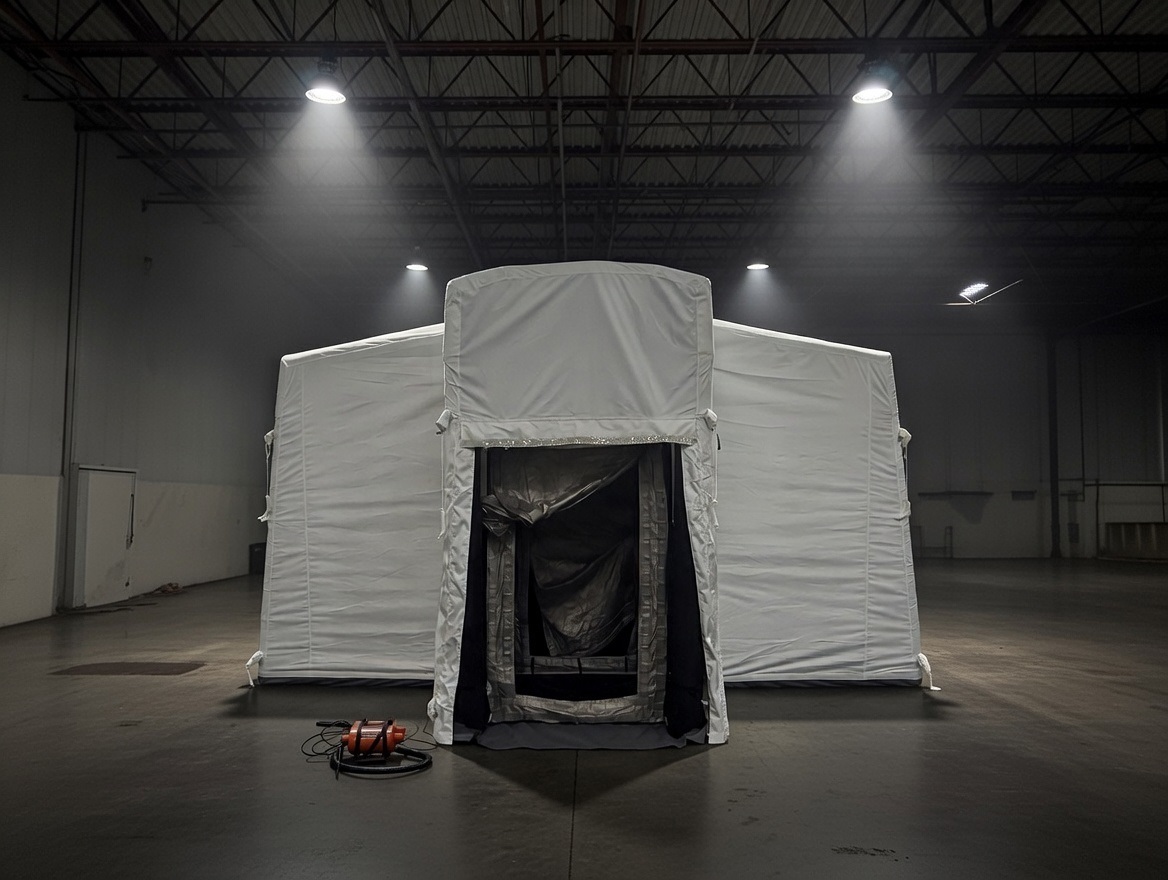 saelig weather ready rf shielded tents outdoor deployment